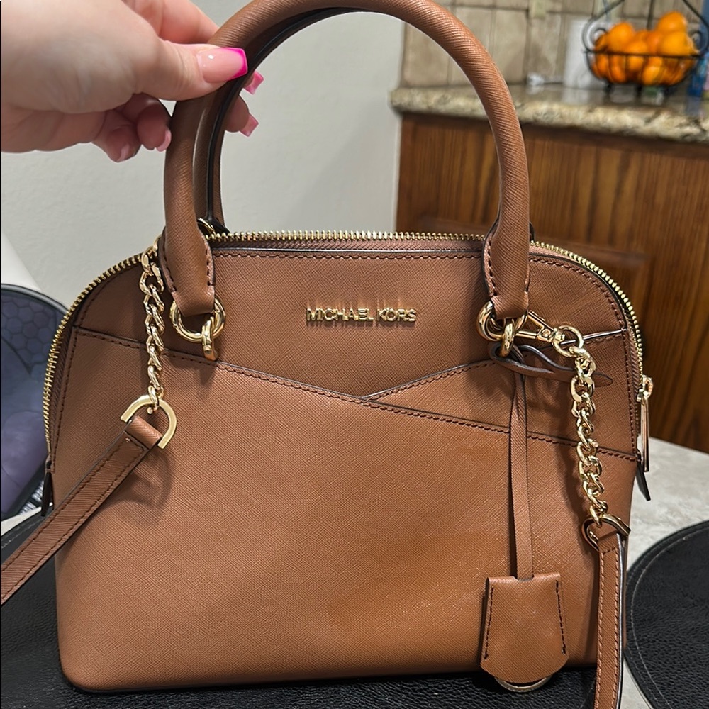 Michael Kors Tan Leather Handbag
